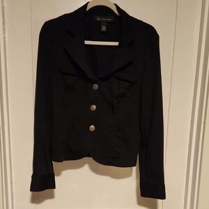 INC International Concepts Black Blazer